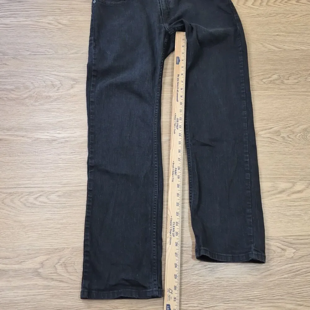 Levis 559 Jeans Men 32x32 Black Relaxed Straight Leg Stretch Denim Y2K Cowboy